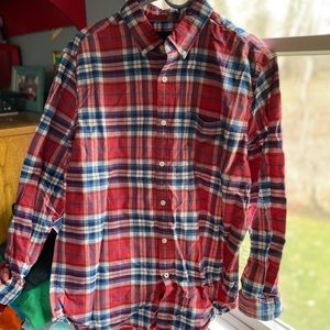 American Eagle AE Red Flannel Shirt Men’s Size: Medium